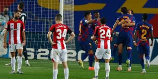 Barcelona live stream online if you are registered member of bet365, the leading online betting company that has if this match is covered by bet365 live streaming you can watch football match athletic bilbao barcelona on your iphone, ipad, android or windows phone. Hasil Pertandingan Barcelona Vs Athletic Bilbao Skor 1 0 Bola Net