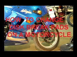 how to change disk brake pads on a motorcycle