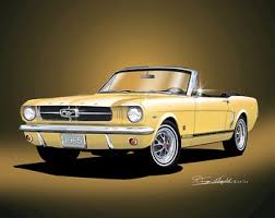 Image result for Phoenician Yellow 1965 Mustang