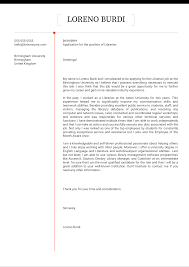 Writing a great library assistant cover letter is an important step in getting hired at a new job, but it can be hard to know what to include and how to format a cover letter. Librarian Cover Letter Example Kickresume