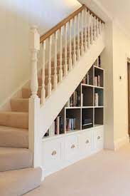 Under Stair Bookcase Fb009 Staircase Storage Stairs Design Stair Storage