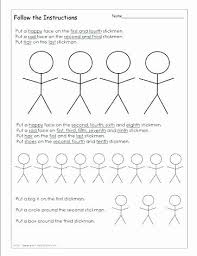 Follow Directions Worksheet Kindergarten New Multi Step Directions Worksheets Kindergarten 4th Grade In 2020 Wristband Template Following Directions Worksheets