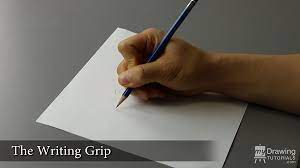 This pencil grip uses the same hold as the basic tripod grip, with a triangle formed by it is also a useful pencil hold for vertical drawing surfaces, such as an easel. How To Hold Control Your Drawing Pencil My Drawing Tutorials