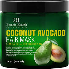 Learn why you should look for avocado in hair products. Amazon Com Botanic Hearth Coconut Avocado Hair Mask For Hair Growth Deep Conditioner With Antioxidants And Vitamin E Intense Moisturizing Stimulating For All Hair Types 16 Oz Beauty