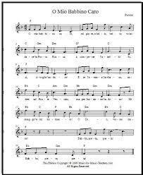 O Mio Babbino Caro Free Opera Sheet Music For Singers Sheet Music Violin Sheet Music Opera Music
