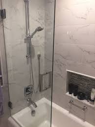 We did not find results for: Kennewick Wa Bathroom Remodel Porcelain Carrera Marble Tile Hinged Tub Shower Door Panel Tub Shower Doors Farmhouse Shower Shower Tile
