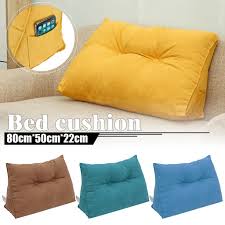 Produzione al 100% italiana di cuscini di qualità. 80 50 22cm 60 50 22cm Back Bolster Cuscino Triangolare Di Lettura Testiera Divano Cuscino Acquistare A Basso Prezzo Nel Negozio Online Joom