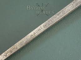 Knives without a manufacturer's marking are of less value than those that are marked. British 19th Century Bamboo Root Ball Sword Cane Solingen Blade Bygone Blades