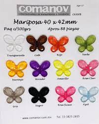 Acrilico Mariposa 40x42mm Santa Teresita