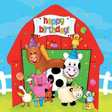 Happy Birthday Activities For Kids Barnyard Animals Party Happy Birthday Napkins Animal Party Theme Kids Birthday Party Supplies Barnyard Animals Party
