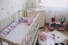 Braided Crib Bumper Etsy Letto Neonato Letto Per Neonati Culle Per Bambini