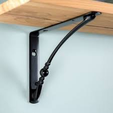 Style Selections 9 06 In Shelf Bracket Lowes Com Decorative Shelf Brackets Shelf Brackets Wall Mounted Shelves