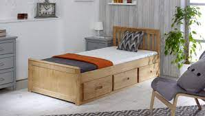 storage bed with drawers white or wooden pine or grey single or double bed ebay contemporary bed frame bed with drawers single beds with storage
