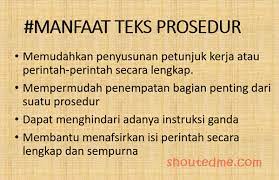 5 Manfaat Teks Prosedur Coretan