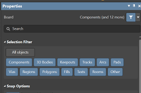 Both components have basic 3d boxes for bodies. How To Select A Single Component In Altium Designer Using The Pcb Filter Electrical Engineering Stack Exchange