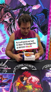 Exclusive X-Men '97 Badge Pin Unboxing at NYCC with AJ LoCascio!