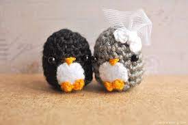 Amigurumi Penguin Crocheted Doll Wedding Gift Ot Thewanderingdeer 9 00 Crochet Wedding Gift Cute Bridal Shower Gifts Wedding Gifts For Bride And Groom