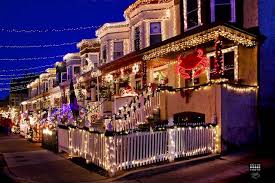 Hamden Christmas Lights Row House Hot House