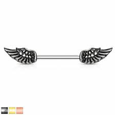 Angel Wings Nipple Bar - The Body Jewellery Store