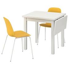 Nordviken Drop Leaf Table White Ikea In 2020 Small Dining Table Set Small Dining Table Drop Leaf Table
