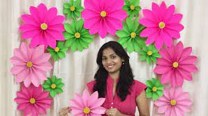 5 out of 5 stars. Very Easy Paper Flower Decoration At Home Decoration Ideas For Any Occasion At Home Youtube Paper Flower Decor Paper Decorations Flower Decorations