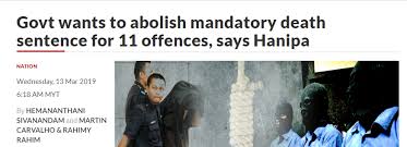 Komite ham juga melarang penggunaan hukuman mati sebagai suatu hukuman wajib/mandatory punishment. Gerakan Pengundi Sedar Gps On Twitter Cuma Adanya Diat Itu Selepas Hukuman Gantung Diberikan Bila Kerajaan Ubah Kepada Diskritonari Mungkin Pesalah Tu Tak Kene Hukum Gantung Pun In The First Place