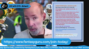 Ray Flowers hosts FSD, M-F at 12pm EST., MNF (ARI@DAL): ARI