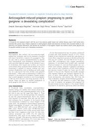 Check spelling or type a new query. Pdf Anticoagulant Induced Priapism Progressing To Penile Gangrene A Devastating Complication
