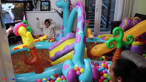 Bad baby lol was very naughty today and daddy was very mad with me for making a orbeez bath and spa so funny and thanks. Bad Baby Magic Orbeez Inflatable Water Slide Pool Party In House Daddy Freaks Out Video Dailymotion