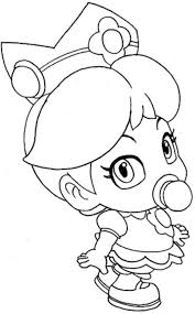 14 of princess peach daisy rosalina coloring pages. Baby Princess Peach Coloring Pages Coloring And Drawing