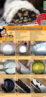 kekssalami im kokosmantel rezept mit video weihnachtsplatzchen rezept rezepte rezeptideen lebensmittel essen