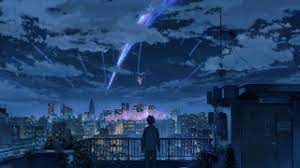 Kimi No Na Wa Your Name Pemandangan Anime Pemandangan Kota Pemandangan