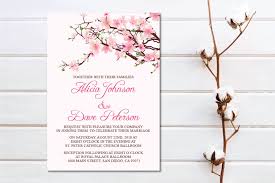 Set Of 4 Printable Cherry Blossom Wedding Invitation E Card Etsy In 2020 Cherry Blossom Wedding Invitations Blossom Invitation Cherry Blossom Wedding