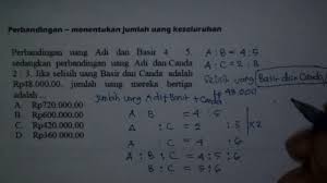 Maybe you would like to learn more about one of these? Tutorial Perbandingan 2 Menentukan Jumlah Uang Matematika Youtube