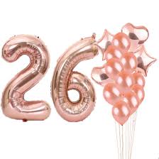 Below we have detailed what birthday horoscopes associated with #1: 26th Birthday Decorations Party Supplies 26th Birthday Balloons Rose Gold Number 26 Mylar Balloon Latex Balloon Decoration Great Sweet 26th Birthday Gifts For Girls Photo Props Buy Online In Montenegro At Montenegro Desertcart Com Productid 109882860
