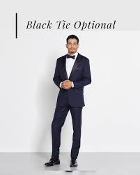Image result for black tie optional male