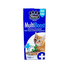 Mervue Multiboost Kedi Multi Vitamin Ve Mineral Destek Sivisi 150 Ml