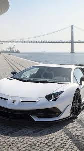 Lamborghini Aventador Svj White Lisbon Sports Car 1080x1920 Wallpaper Lamborghini Aventador Stunning Wallpapers Car