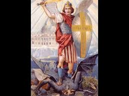 Monte sant'angelo è un comune italiano di 13.168 abitanti della provincia di foggia, in puglia, celebre per il santuario di san michele arcangelo, è meta di. San Michele Arcangelo Stesso Accompagnera All Inferno Coloro Che Si Opporrano Al Disegno Di Dio Youtube