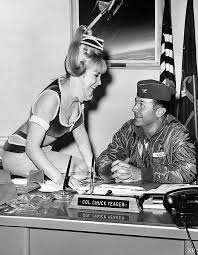 Yeager named the airplane glamorous glennis in tribute to his wife, glennis yeager. 1965 Jeannie And Chuck Dream Of Jeannie I Dream Of Jeannie Barbara Eden