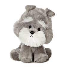 Aurora Schnauzer Small Nwt Aurora Plush Stuffed Animals Puppy Plush Toys Schnauzer Dogs