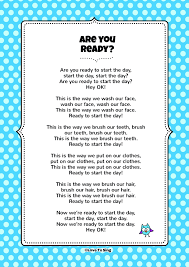Are You Ready To Start The Day Free Video Song Lyrics Kids Video Songs Kids Songs Free Lyrics