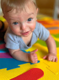 Tummy time! 🤩🥰🥹 #timehop #babyboy #thenandnow