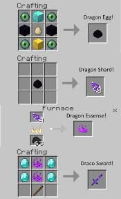 List of crafting recipe in minecraft. Draco Craft By Simple Craft Minecraft Pe Mods Addons