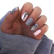 These short nail designs range from minimalist details to graphic shapes. Gray Nails The Best Images Bestartnails Com