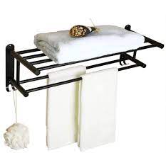 Find great deals on ebay for wall mounted towel rack. Buy Alise Bathroom Towel Rack Towel Shelf With Two Towel Bars And Double Towel Hooks Wall Mount Towel Holder Sus 304 Stainless Steel Matte Black Gy6000 B Online In Vietnam B07ykkv8ql