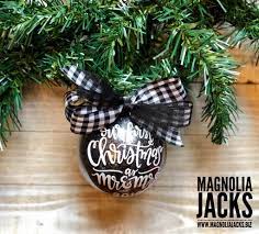 Mr Mrs Our First Christmas Ornament Personalized Wedding Gift Just Married Ne Our First Christmas Ornament Christmas Ornaments First Christmas Ornament