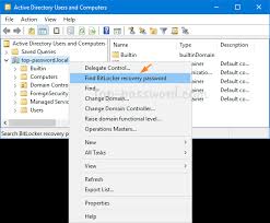 Easy Ways To Find Bitlocker Recovery Key From Active Directory Password Recovery