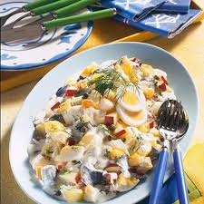 Heringssalat Hausfrauen Art Rezept Lecker Rezepte Heringssalat Rezept Kartoffelsalat