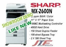 Very often issues with cloud applications and better image quality. Sharp Mx 2600n Copier Showroom Demomx 2600n Demo